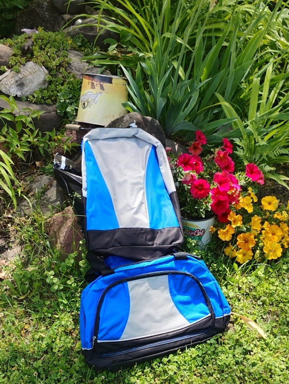 Backpack 🎒 & Duffel Tote Bag Combo